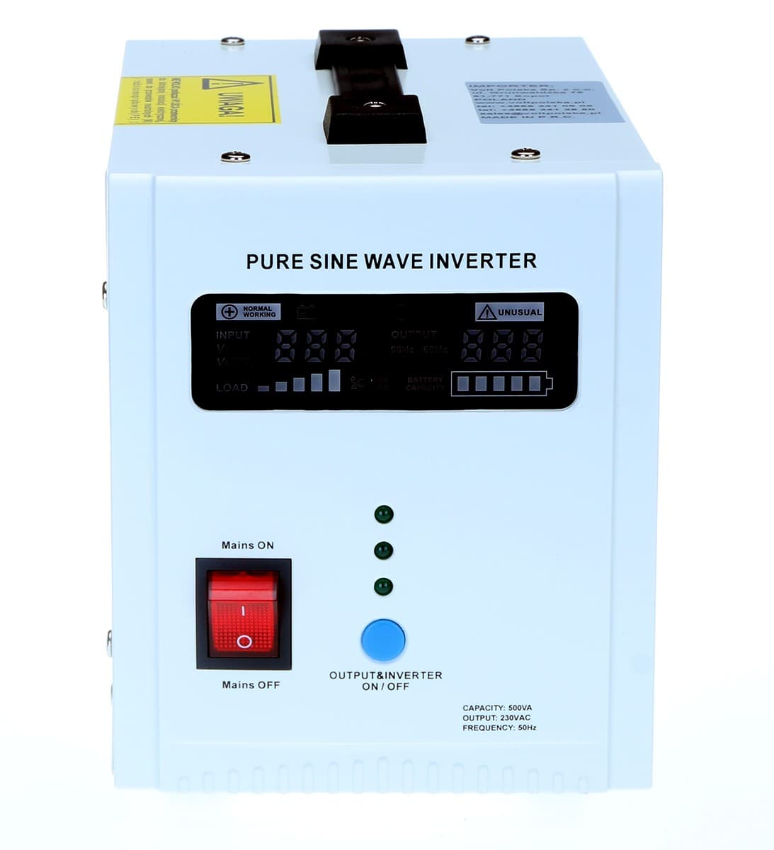 MaxLink záložní zdroj UPS, 300W, čistý sinus, 12V