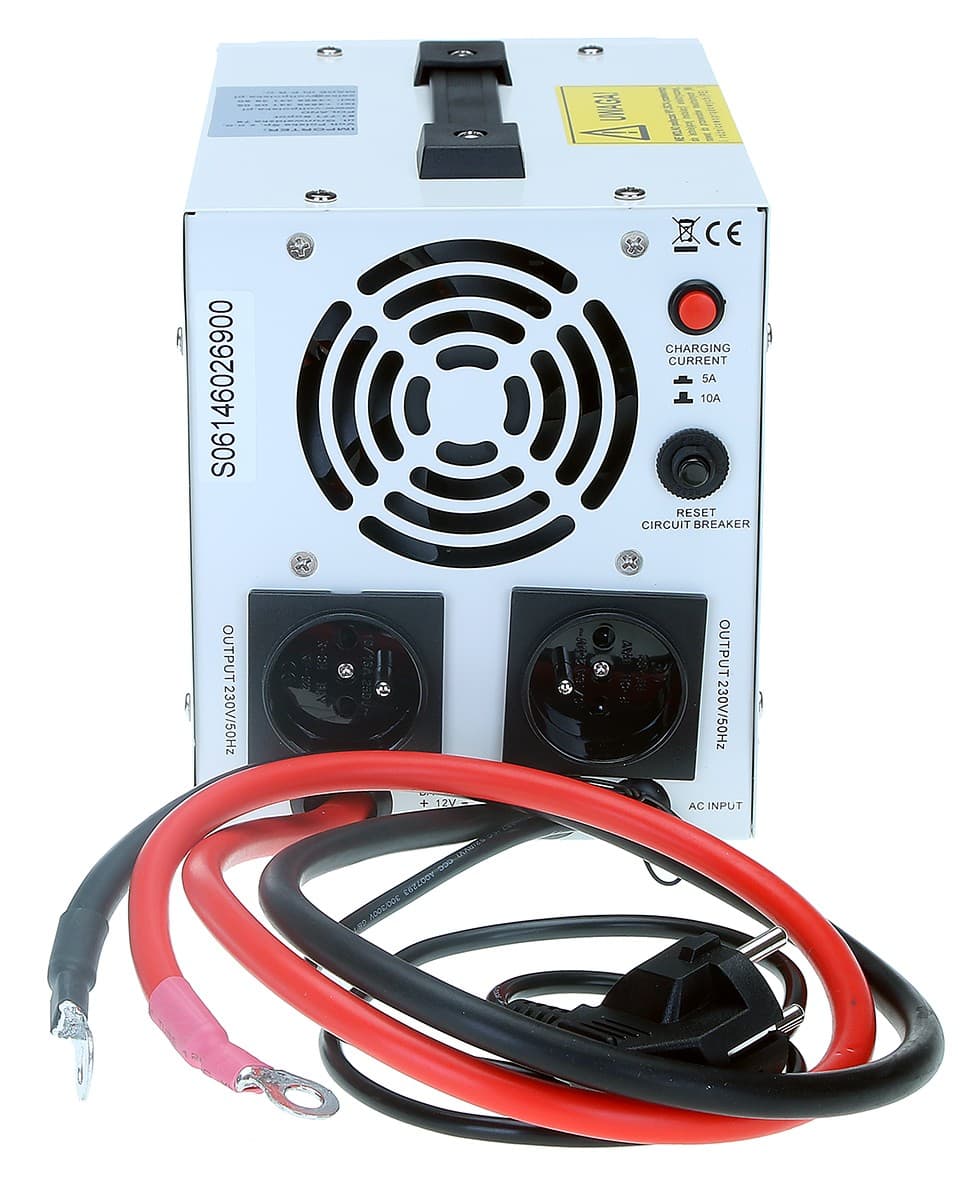 MaxLink záložní zdroj UPS, 300W, čistý sinus, 12V