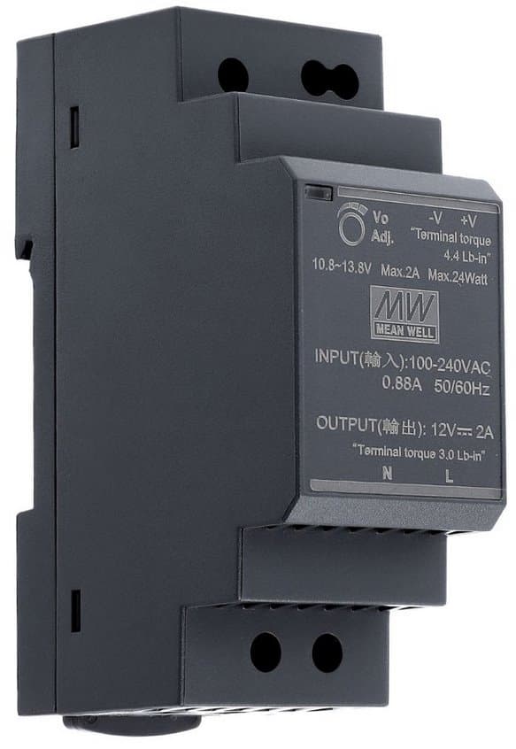 MEAN WELL HDR-30-12 zdroj na DIN lištu