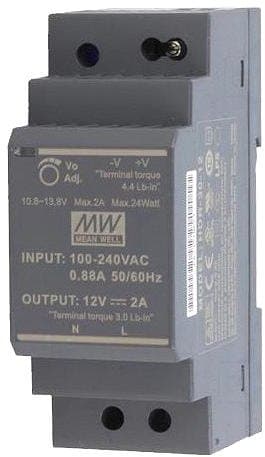 MEAN WELL HDR-30-12 zdroj na DIN lištu