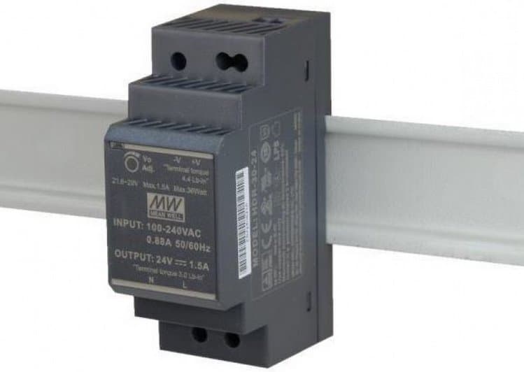 MEAN WELL HDR-30-24 zdroj na DIN lištu