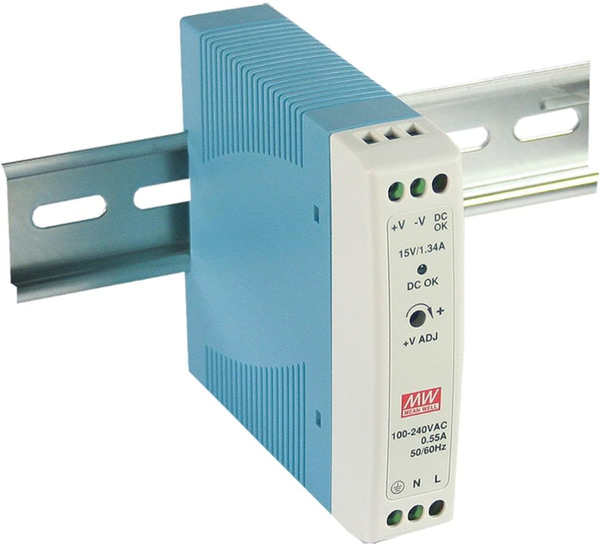 MEAN WELL MDR-20-12, Zdroj na DIN lištu, 12V, 20W