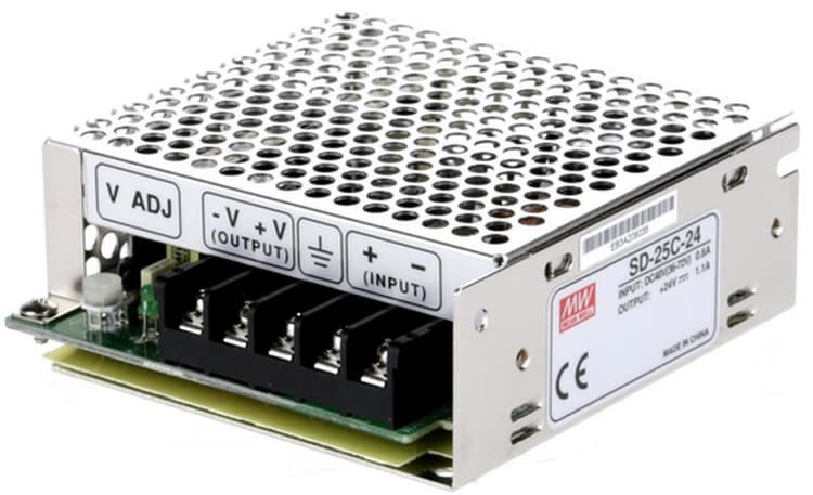 MEAN WELL měnič SD-25B-12, DC/DC, 25W