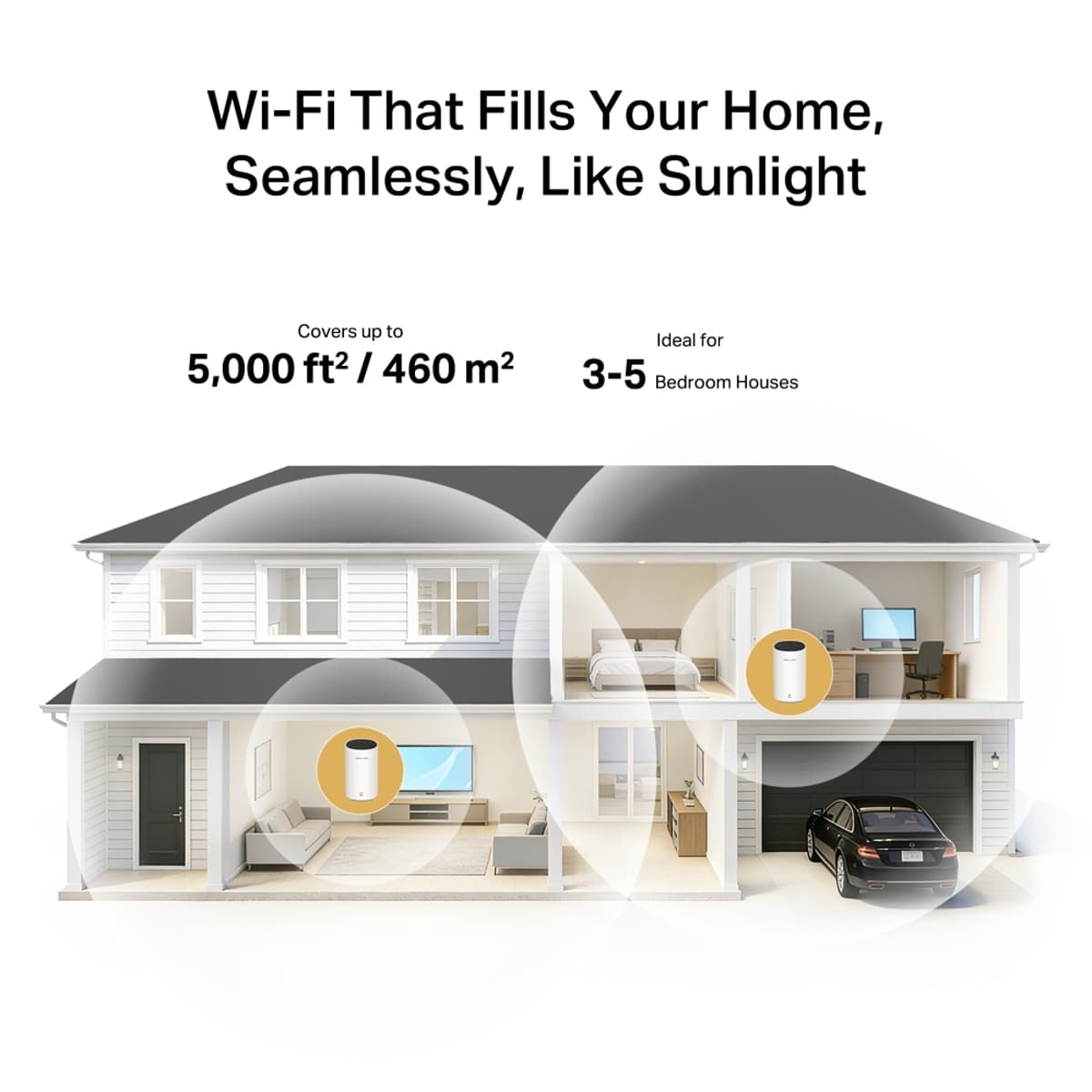 MERCUSYS Halo E85X(2-pack), Meshový Wi-Fi 6 systém