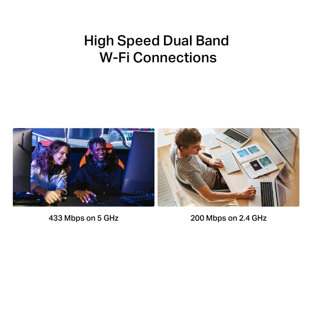 MERCUSYS MA20N Nano Dual-Band bezdrátový USB adaptér