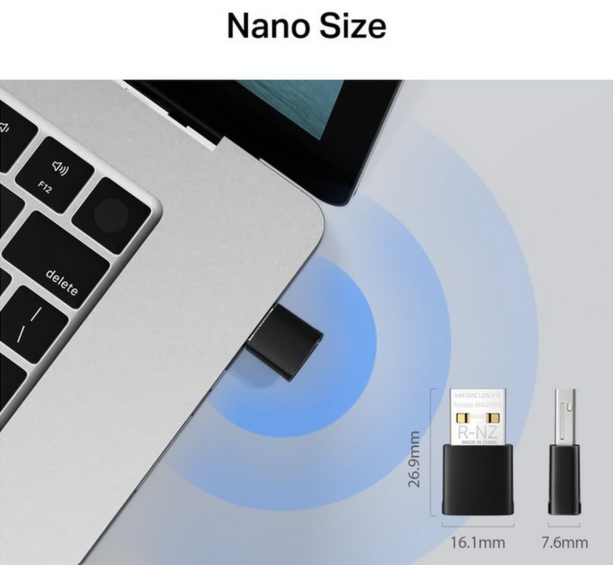 MERCUSYS MA20NB Nano Wi-Fi Bluetooth USB adaptér