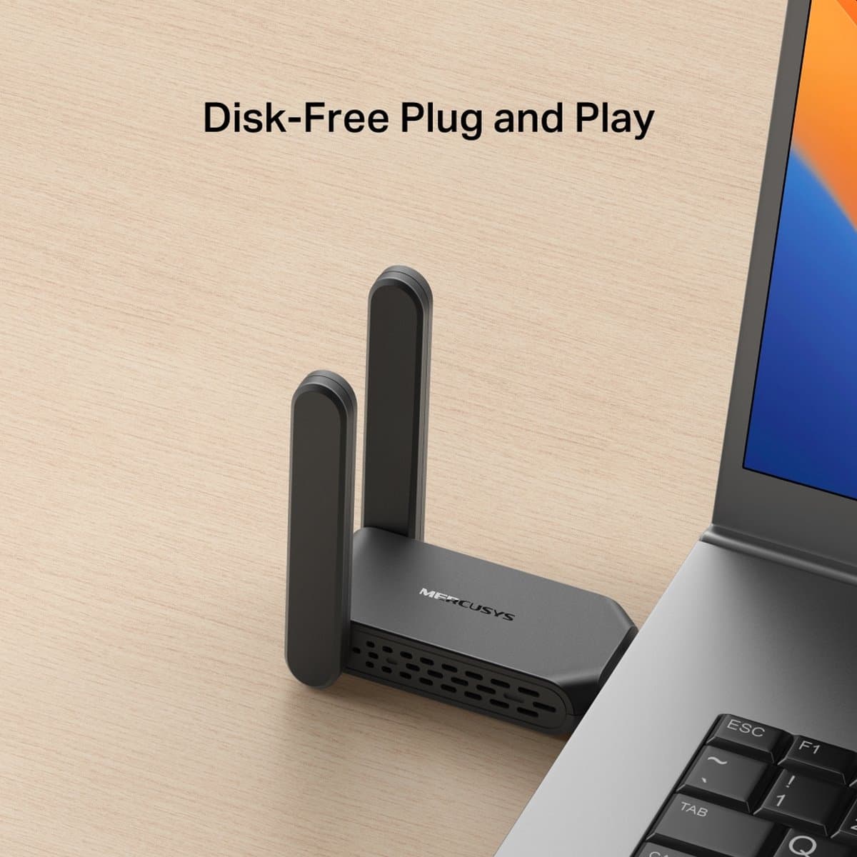 MERCUSYS MA32H, bezdrátový Dual Band USB adaptér