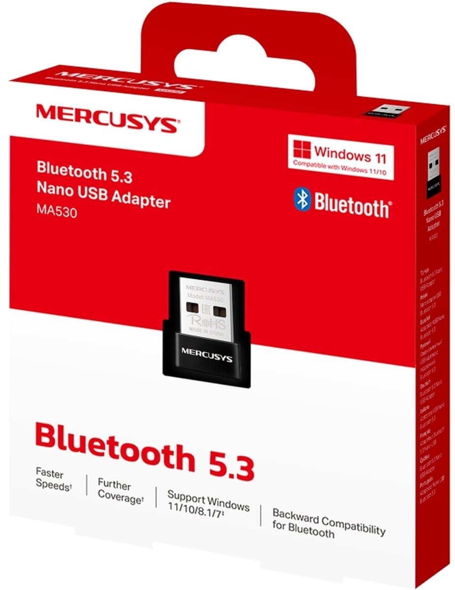MERCUSYS MA530, USB nano adaptér s Bluetooth 5.3
