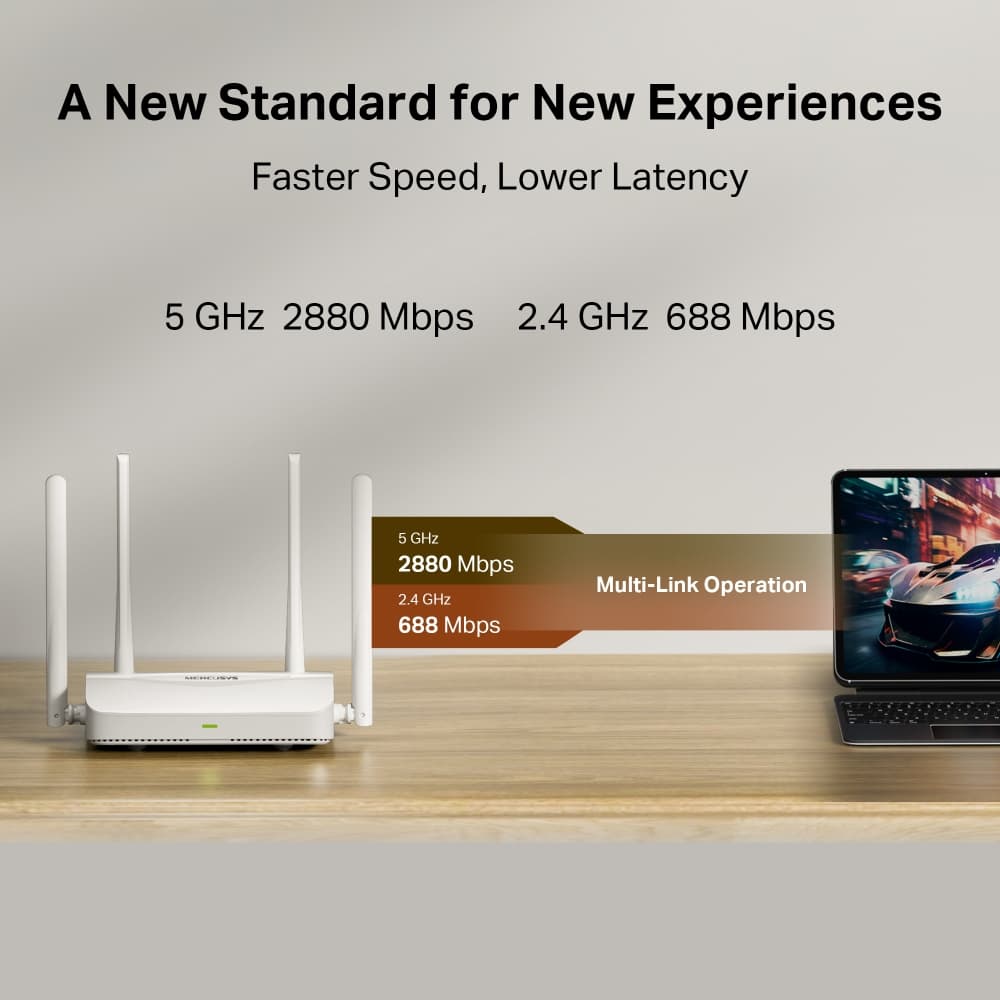 MERCUSYS MR25WBE BE3600 Dual Band Wi-Fi 7 Router