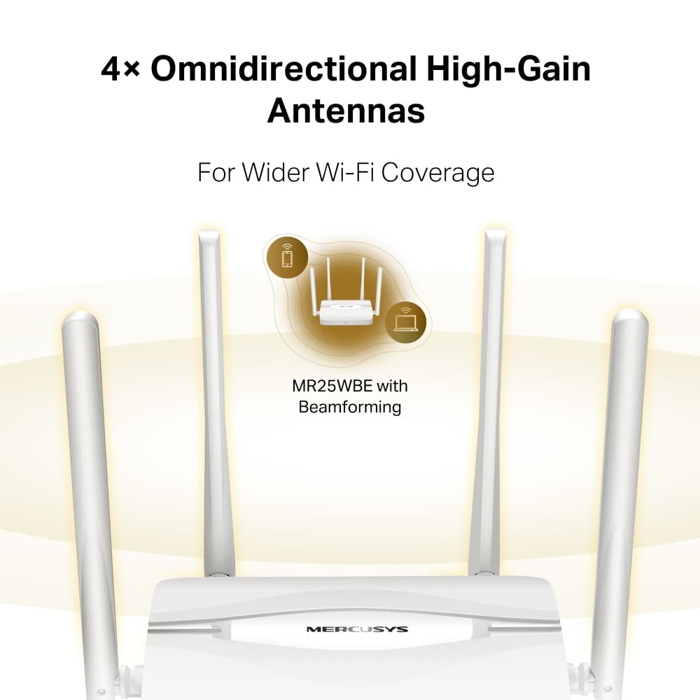 MERCUSYS MR25WBE BE3600 Dual Band Wi-Fi 7 Router