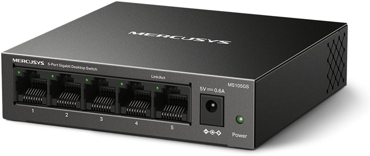 MERCUSYS MS105GS, Gigabitový switch