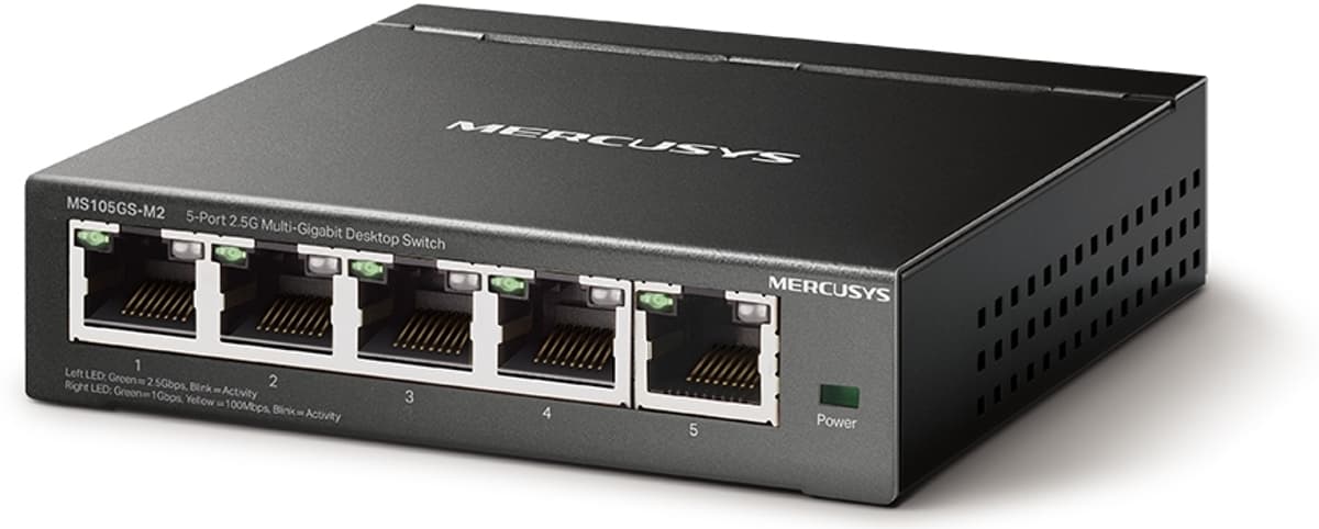 MERCUSYS MS105GS-M2, 2.5G switch