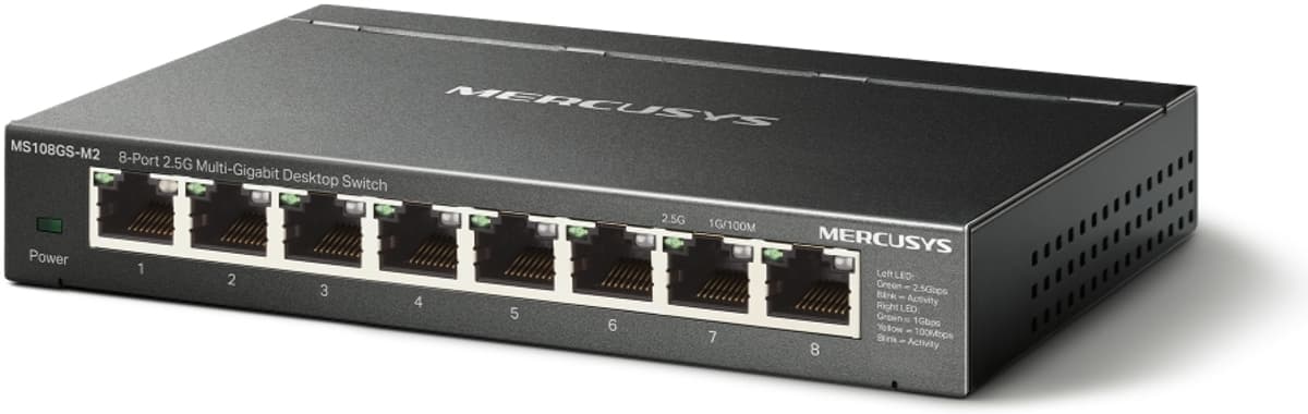 MERCUSYS MS108GS-M2, 2.5G switch