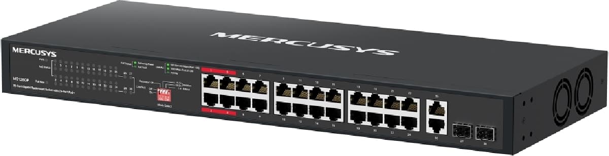 MERCUSYS MS128GP, Gigabitový PoE switch