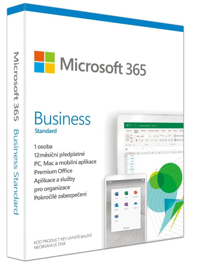 Microsoft 365 Business Standard P6 Mac/Win, 1 rok, SK