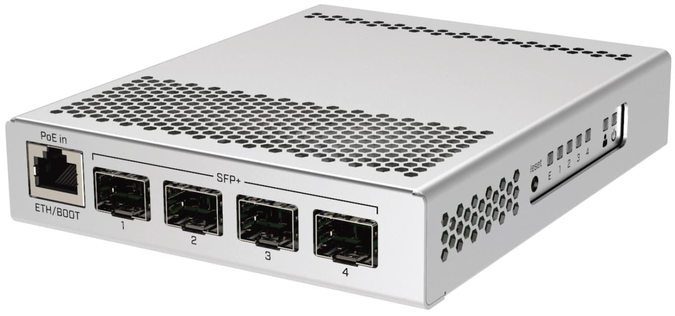 MikroTik Cloud Router Switch CRS305-1G-4S+IN, Dual Boot
