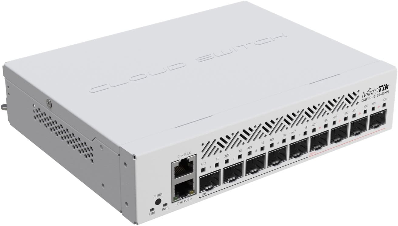 MikroTik Cloud Router Switch CRS310-1G-5S-4S+IN