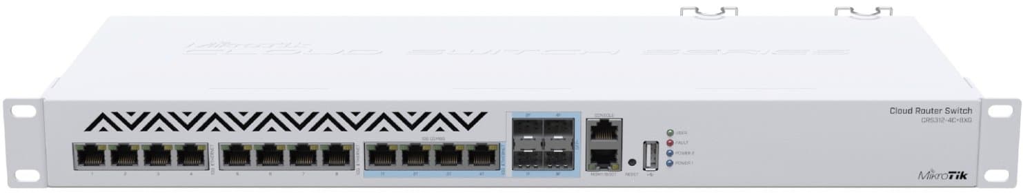 MikroTik Cloud Router Switch CRS312-4C+8XG-RM