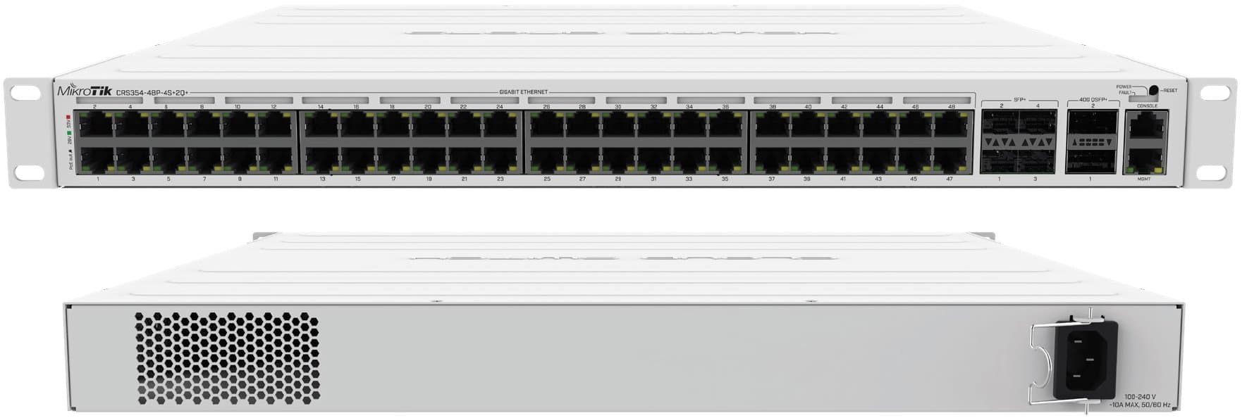 MikroTik Cloud Router Switch CRS354-48P-4S+2Q+RM