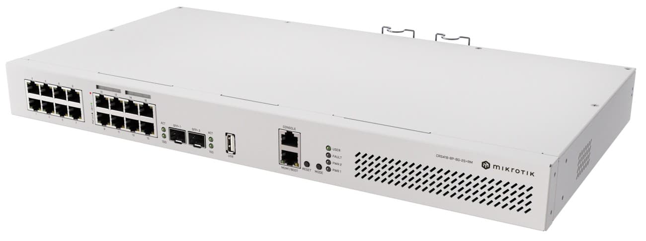 MikroTik Cloud Router Switch CRS418-8P-8G-2S+RM