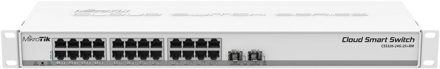 MikroTik Cloud Smart Switch, CSS326-24G-2S+RM