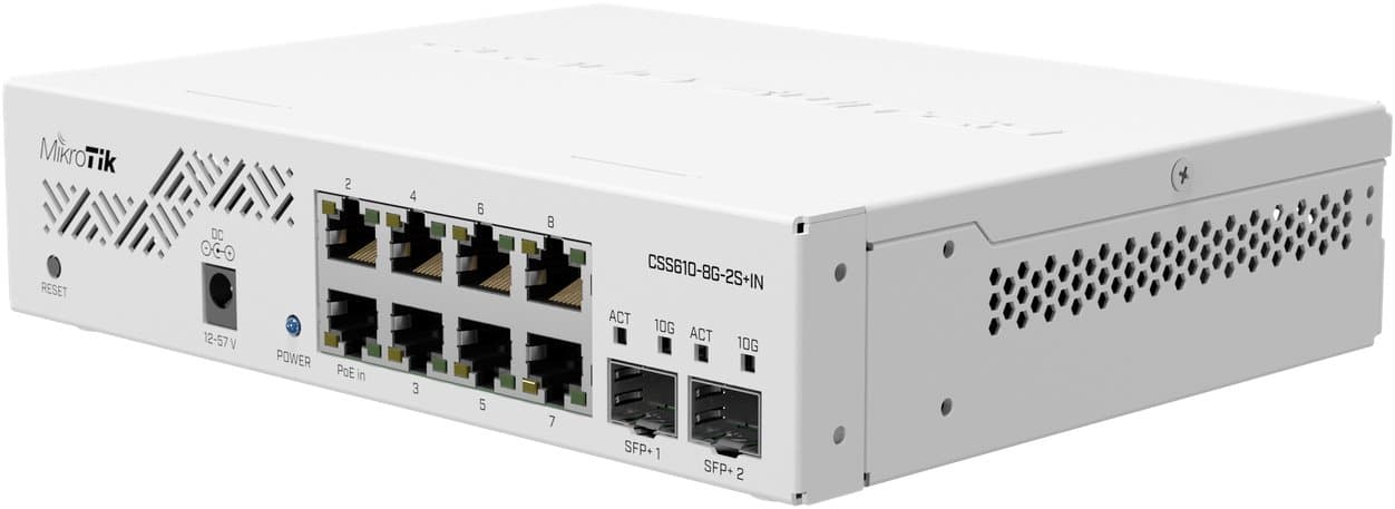 MikroTik Cloud Smart Switch CSS610-8G-2S+IN