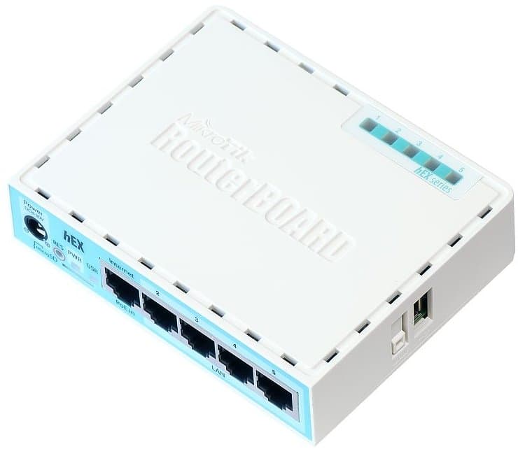 MikroTik RouterBOARD RB750Gr3, hEX router
