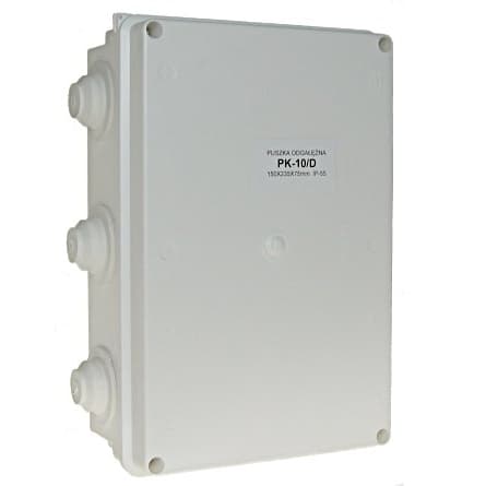 ODBOČNÁ KRABICE S VÝVODKAMI PK-10/D