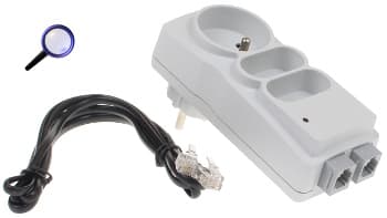 OMEZOVAČ PŘEPĚTÍ AXON-MINI/TELECOM (1 + 2 ZÁSUVKY) +TEL