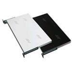 Police s perforací 19", 1U/150mm, nosnost 15kg, šedá