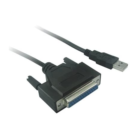 PremiumCord Konvertor USB 2.0 - paralell cable DB25F
