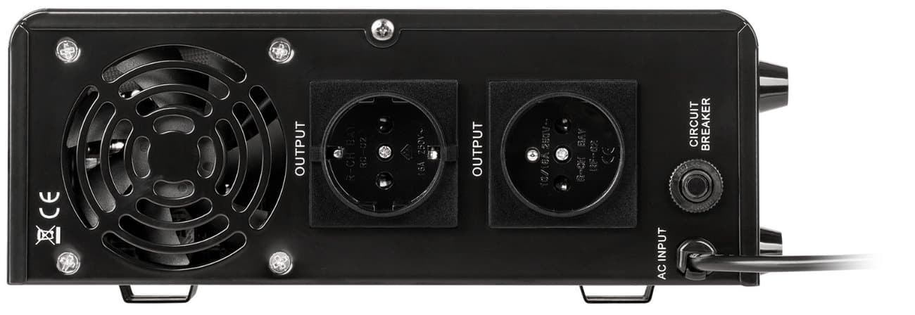 REBEL záložní zdroj UPS 500W 230V, 12V, montáž na zeď