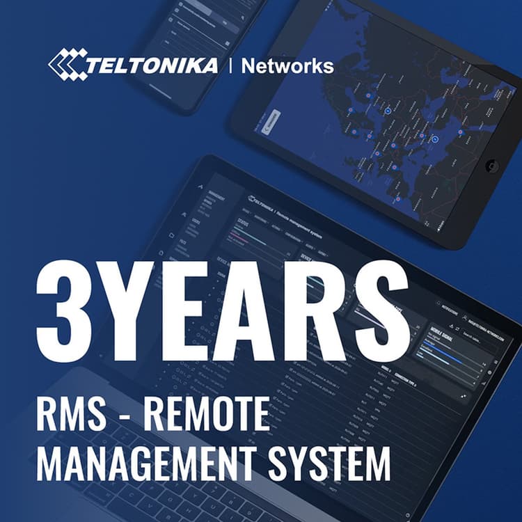 RMS management - Balíček na 3 roky - Systém vzdálené správy