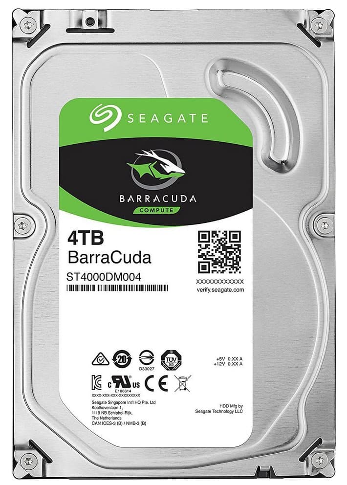 Seagate BarraCuda 3.5" HDD, 4TB, 3.5", SATAIII, 256MB cache