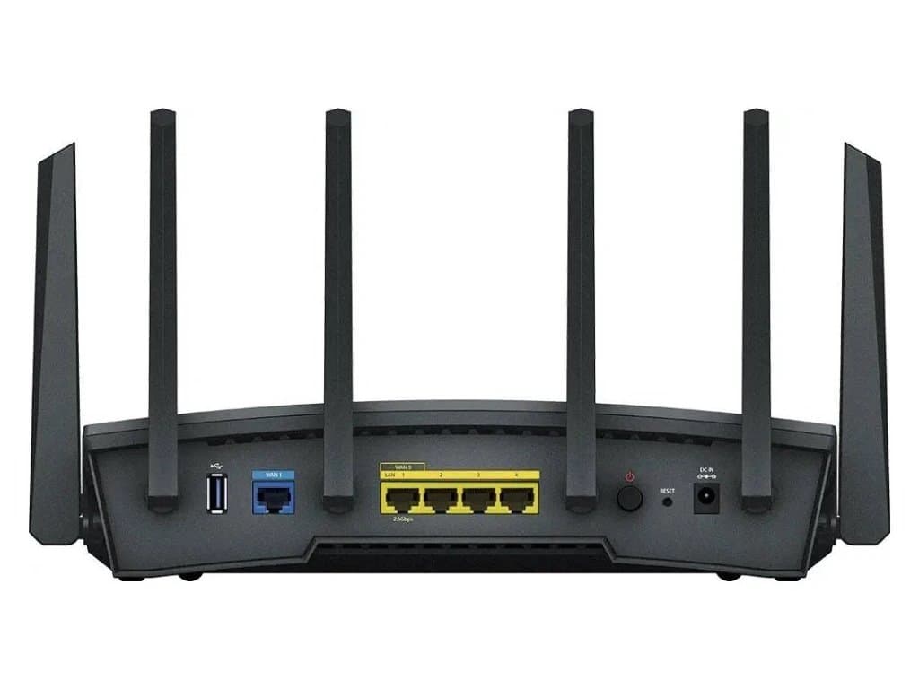 Synology router RT6600ax, Tri-Band WiFi 6, 2,5GbE, USB
