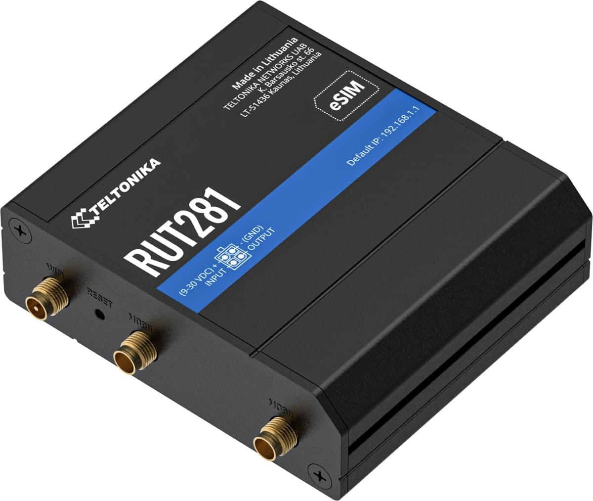 Teltonika RUT281, Průmyslový 4G Wi-Fi 4 router