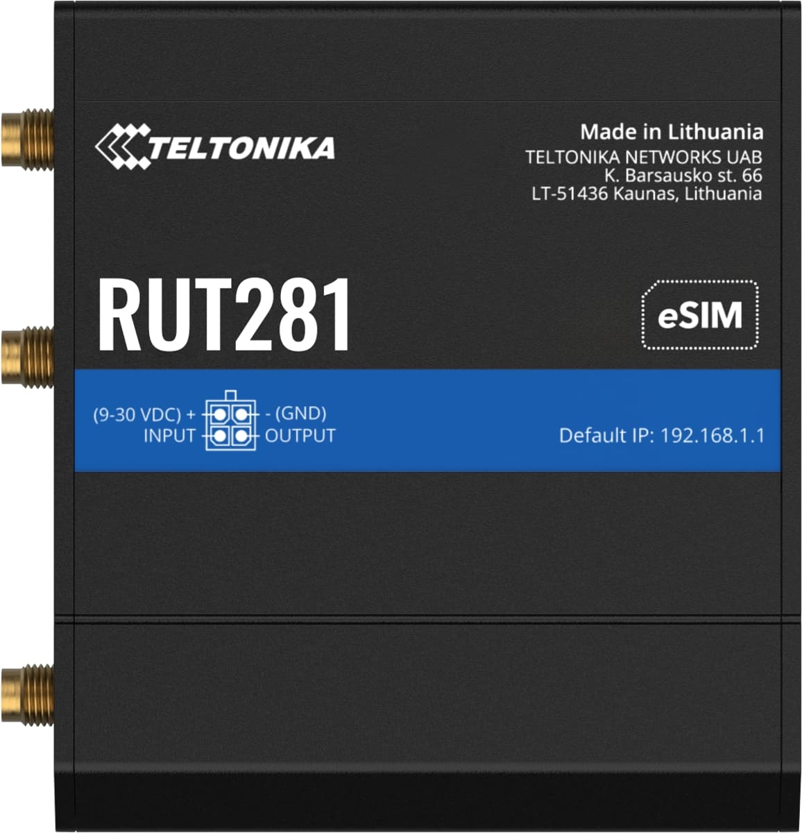 Teltonika RUT281, Průmyslový 4G Wi-Fi 4 router