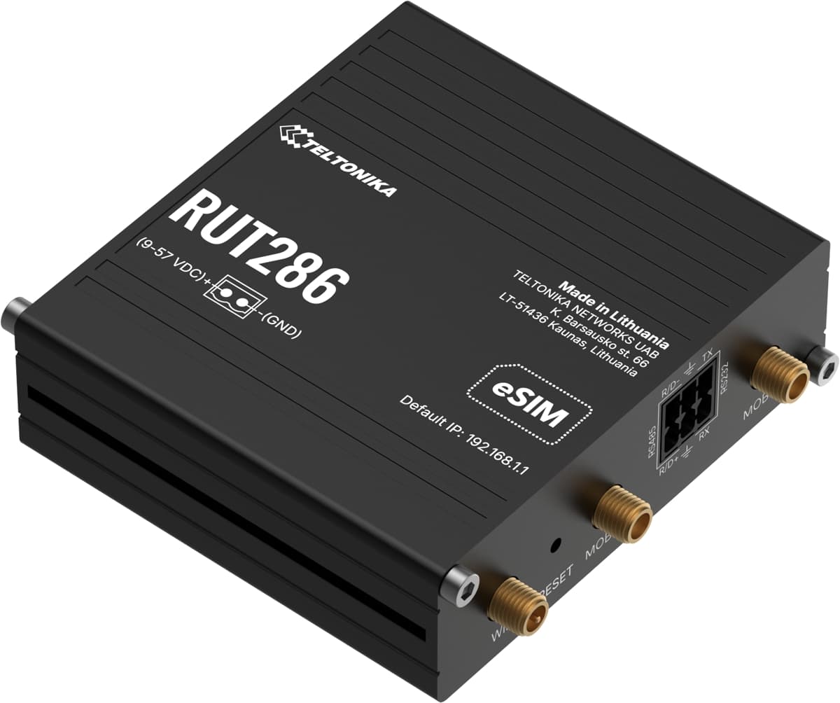 Teltonika RUT286, Průmyslový 4G Wi-Fi 4 router