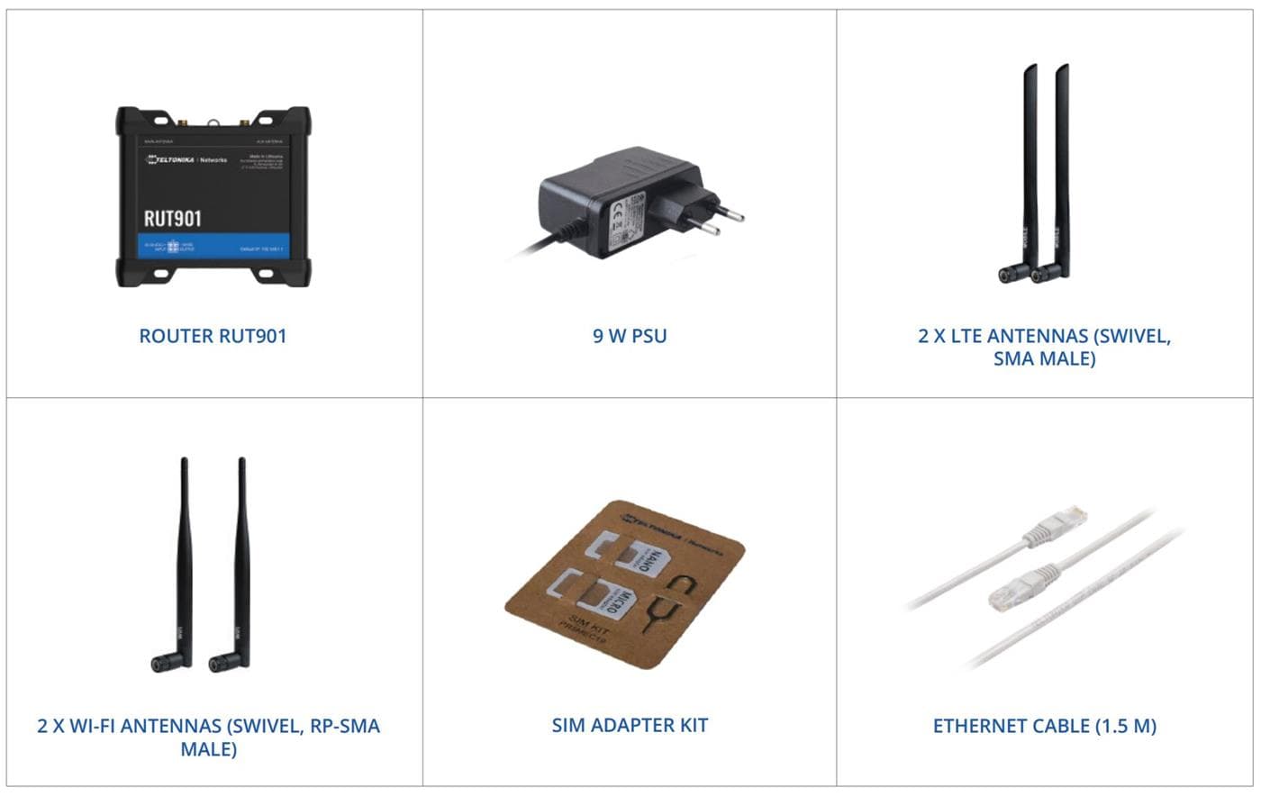 Teltonika RUT901 Průmyslový LTE Router