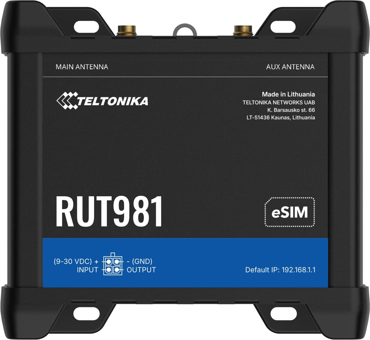 Teltonika RUT981, Průmyslový 4G Wi-Fi 4 router