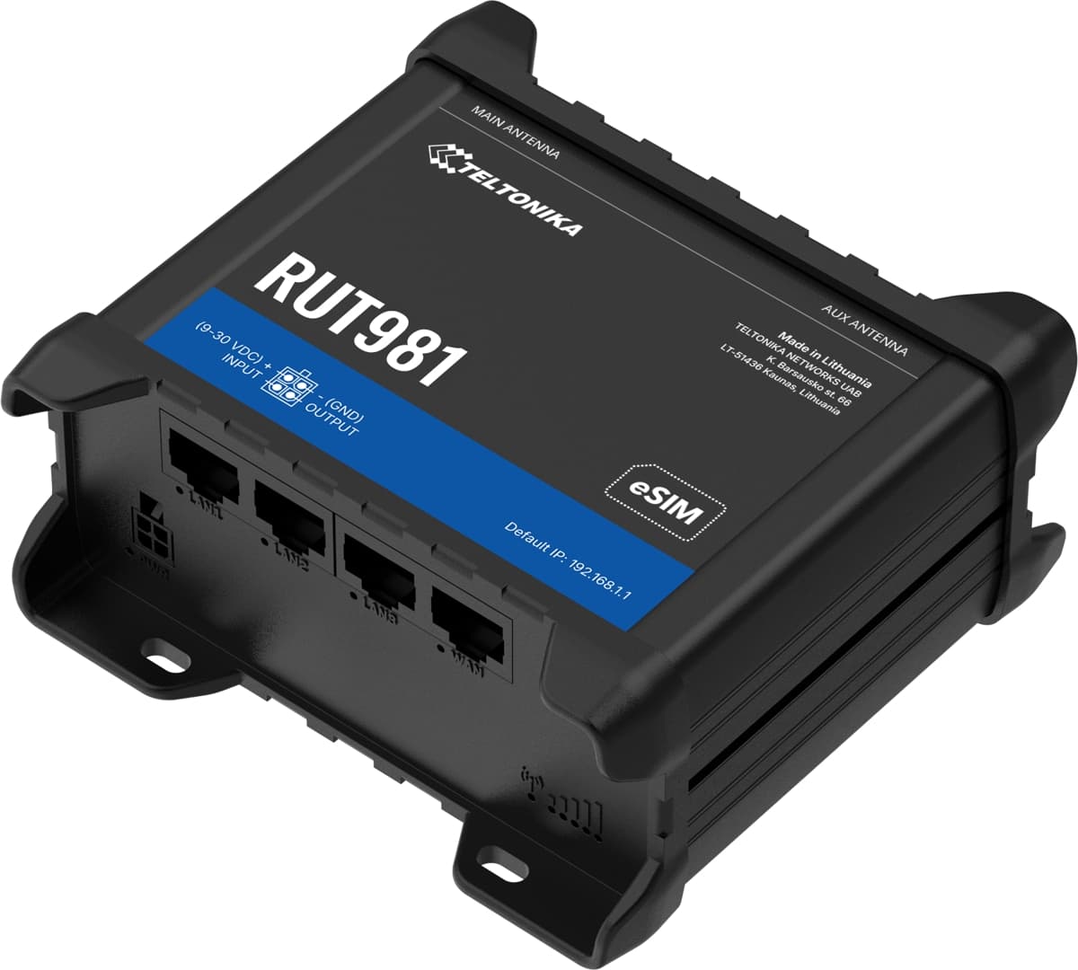 Teltonika RUT981, Průmyslový 4G Wi-Fi 4 router