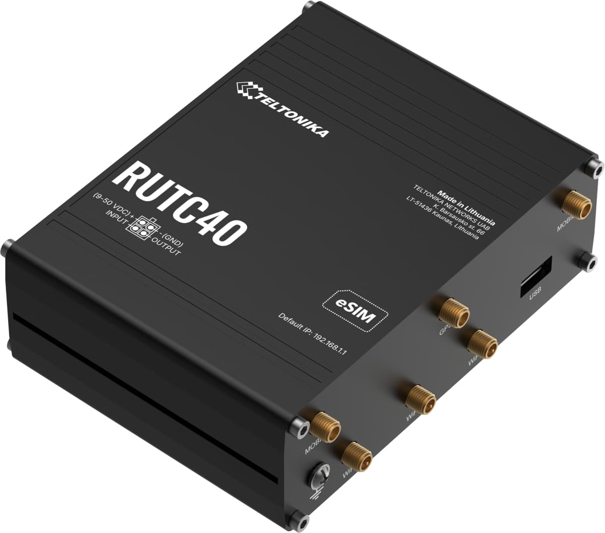 Teltonika RUTC40, Průmyslový 4G Wi-Fi 6 router