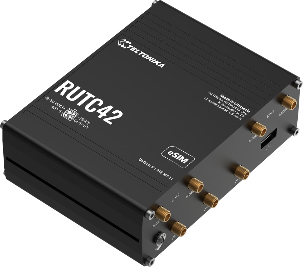 Teltonika RUTC42, Průmyslový 4G Wi-Fi 6 router