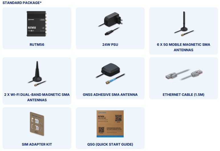 Teltonika RUTM56 Dual 5/4G Modem Router