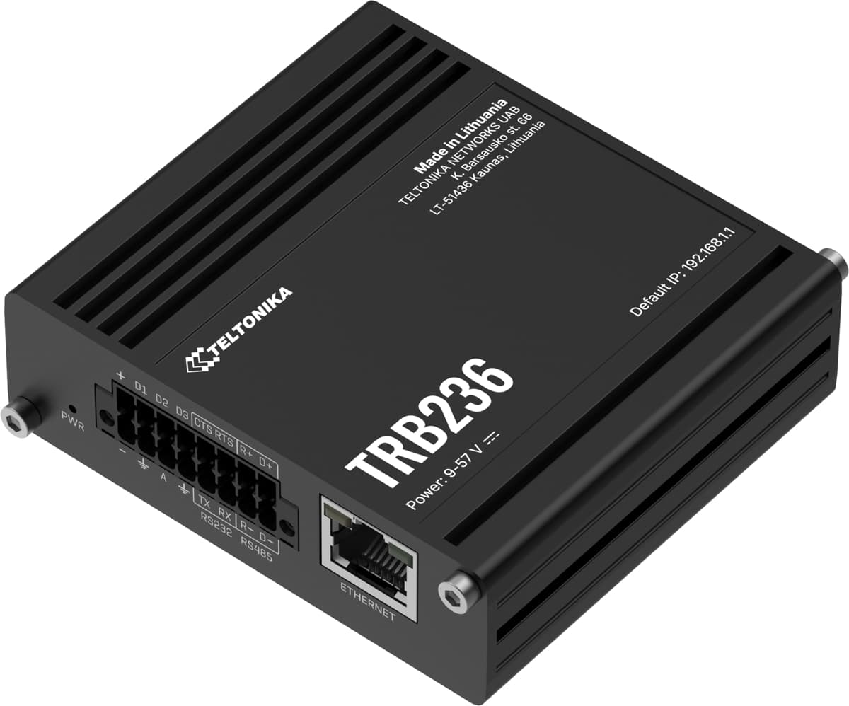 Teltonika TRB236, Průmyslová 4G IoT gateway