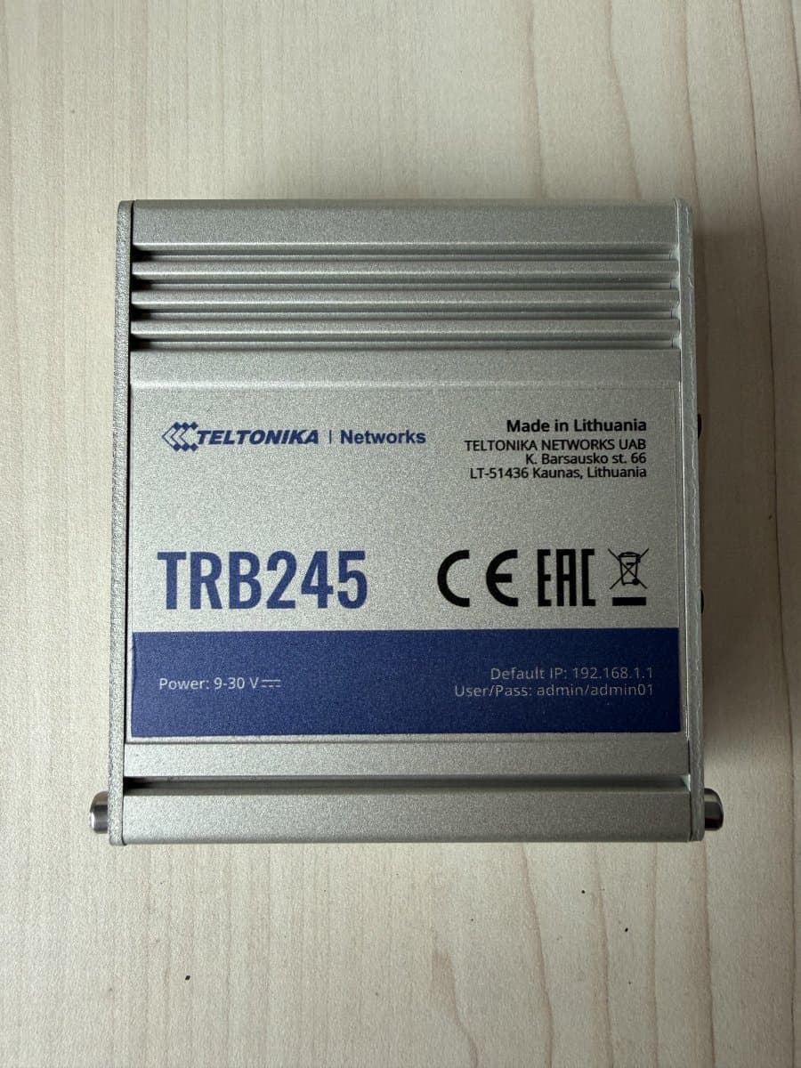 Teltonika TRB245 Průmyslová LTE Cat 4 Gateway - Bazar