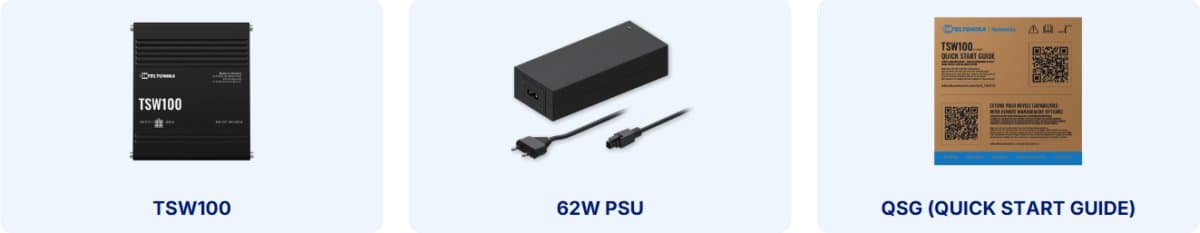 Teltonika TSW100 Průmyslový Nemanagovatelný Switch