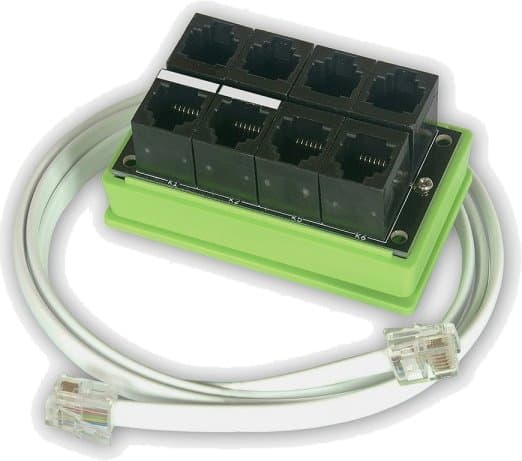 Tinycontrol Spliter RJ12 DS18B20 pro Lan Controller