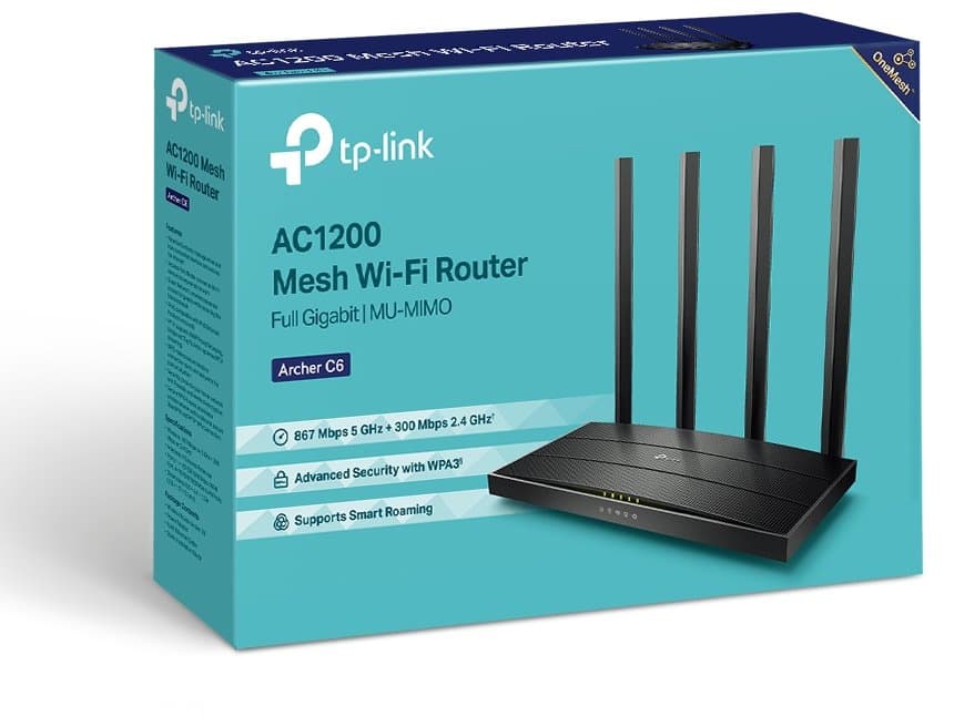 TP-Link Archer C6 V3.2 Wi-Fi Router