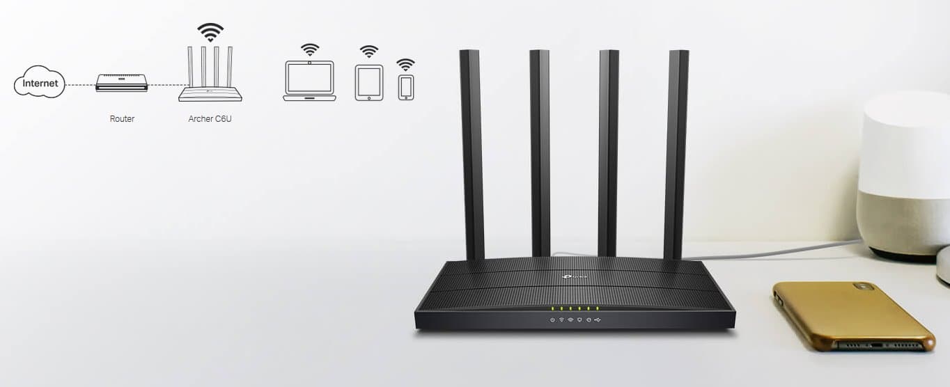TP-Link Archer C6U Wi-Fi Router
